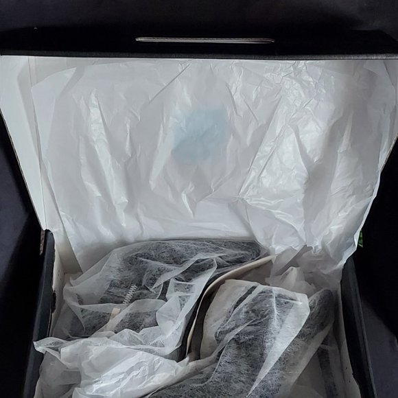 BLACK DENIM MULE PUMPS - Picture 7 of 9